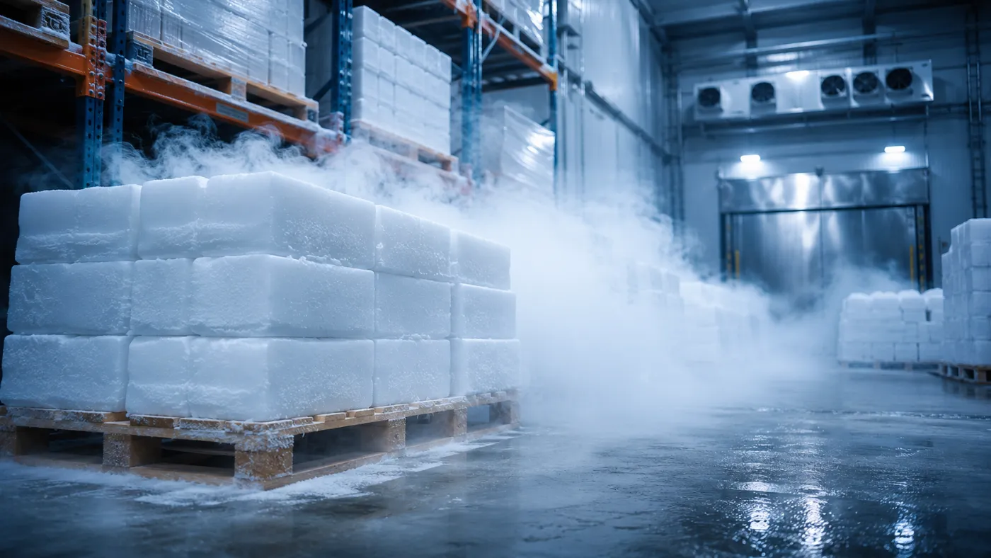 Distribución de hielo seco en Puerto Rico